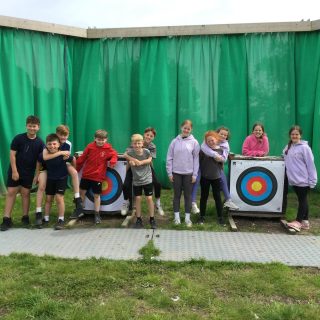 Group 1 started their PGL adventure with archery this afternoon! 🏹🎯